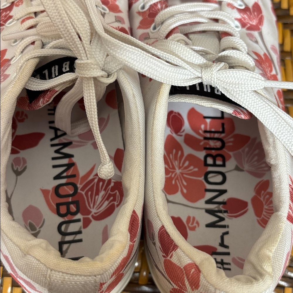 NOBULL Canvas Trainers Cherry Blossom 8.5 - Picture 7 of 8